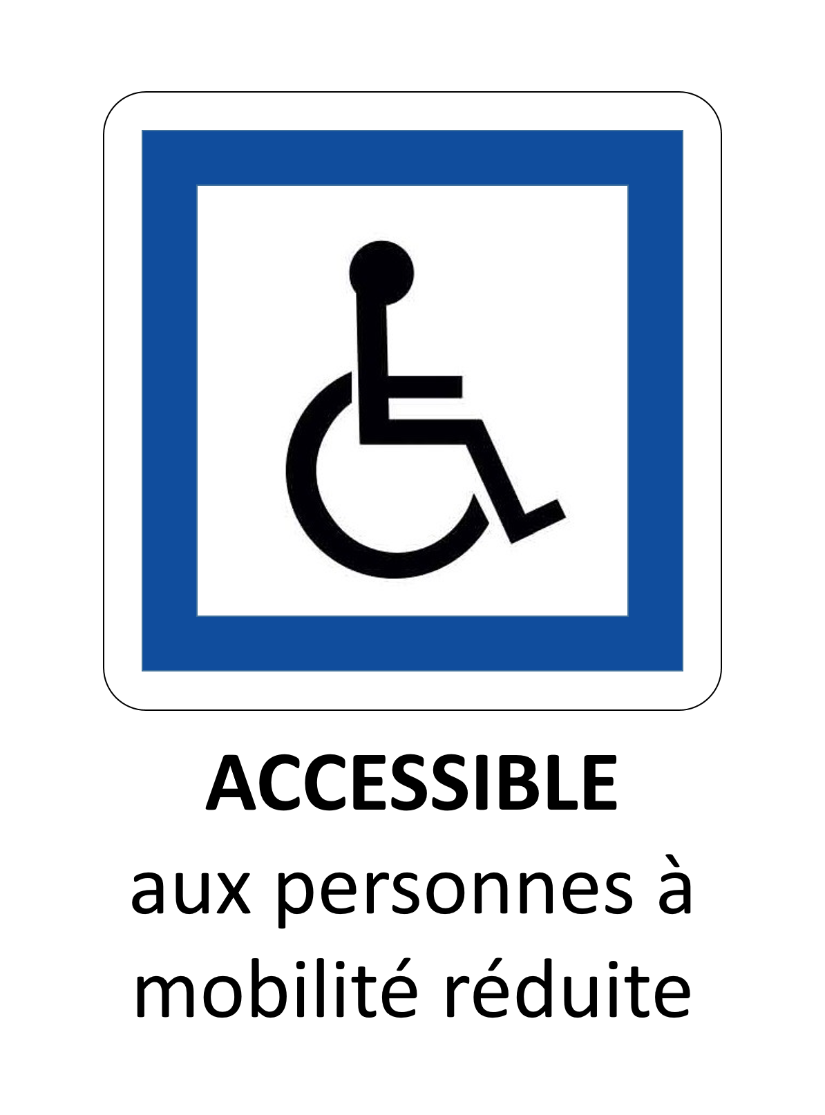 accès handicapé